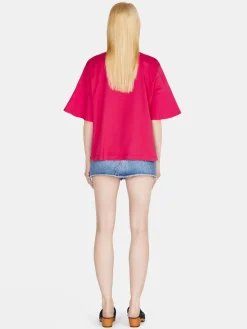 Women Sisley Tops & T-Shirts<T-Shirt With Flared Sleeves