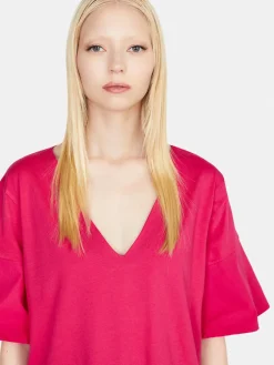 Women Sisley Tops & T-Shirts<T-Shirt With Flared Sleeves