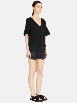 Women Sisley Tops & T-Shirts<T-Shirt With Flared Sleeves