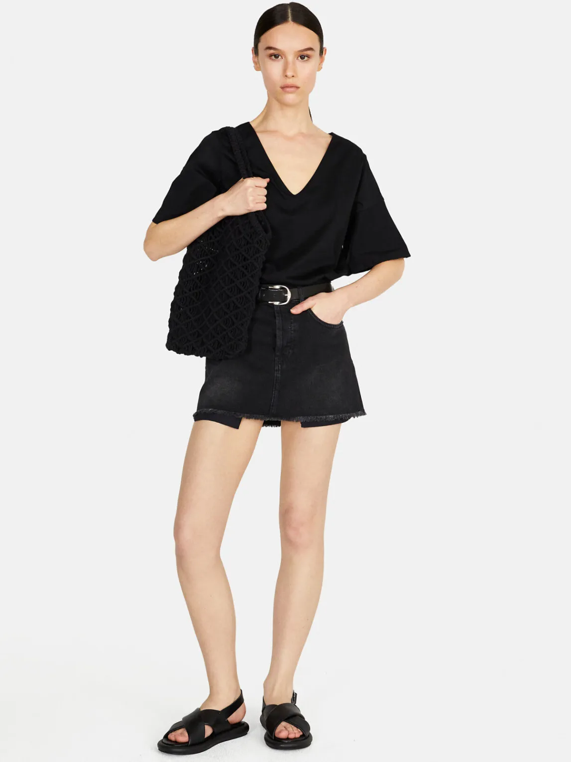 Women Sisley Tops & T-Shirts<T-Shirt With Flared Sleeves