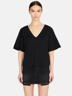 Women Sisley Tops & T-Shirts<T-Shirt With Flared Sleeves