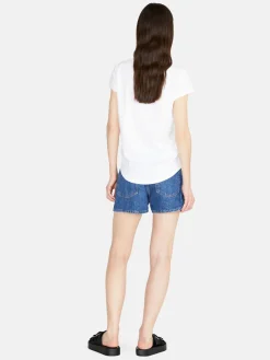 Women Sisley Tops & T-Shirts<T-Shirt With Foil Print