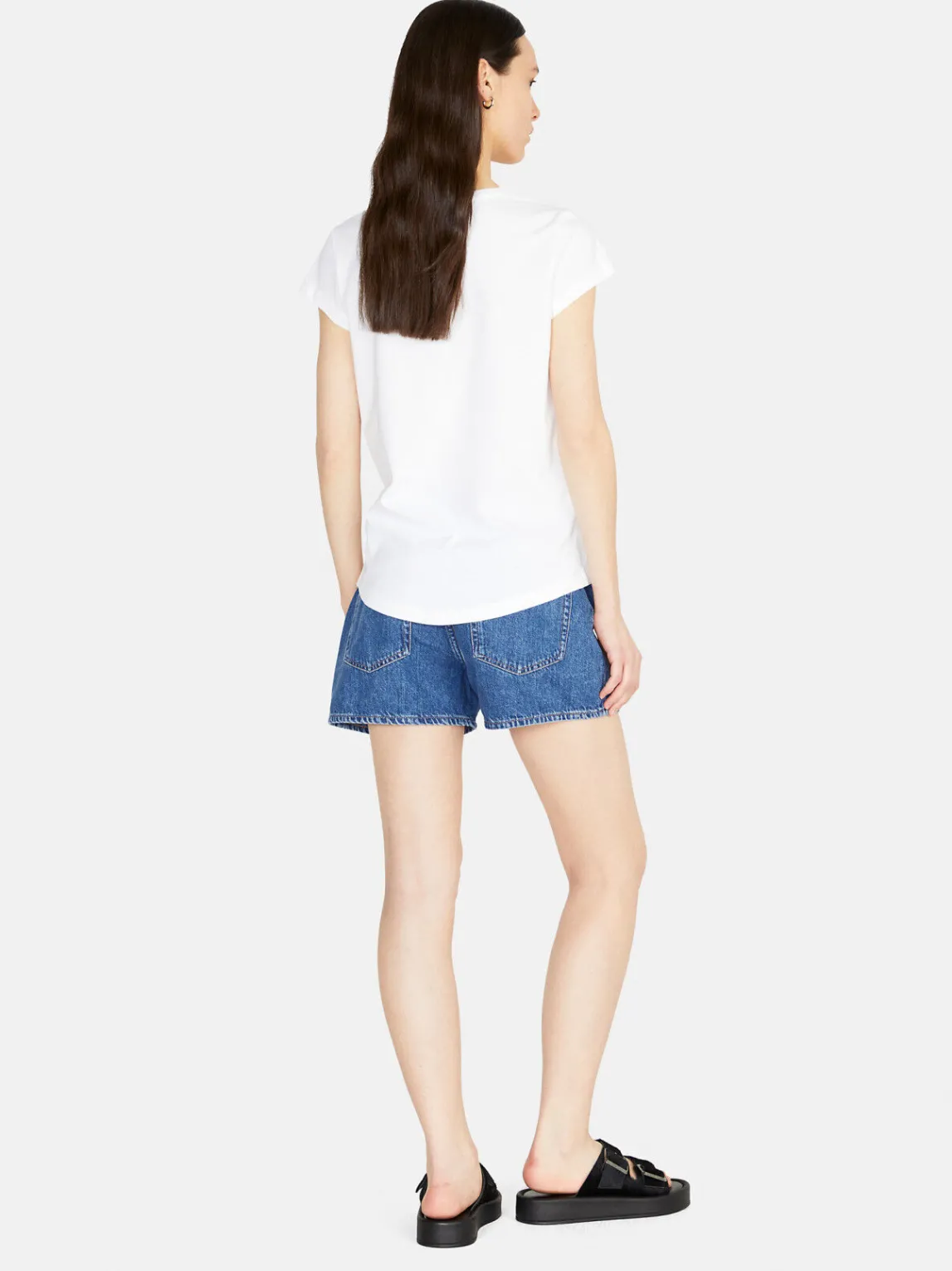 Women Sisley Tops & T-Shirts<T-Shirt With Foil Print