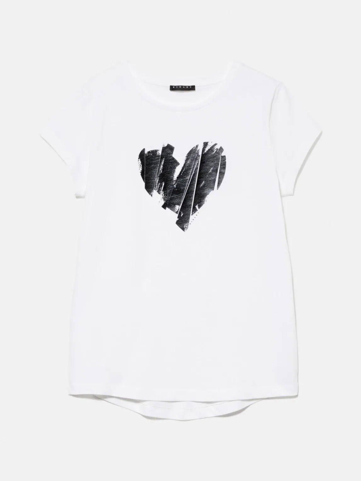 Women Sisley Tops & T-Shirts<T-Shirt With Foil Print