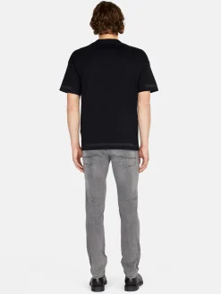 Men Sisley T-Shirts<T-Shirt With Inserts