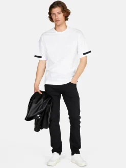 Men Sisley T-Shirts<T-Shirt With Inserts