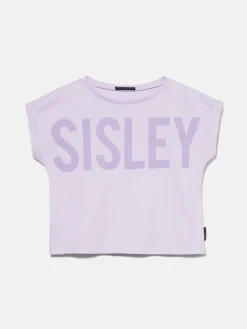Girls Sisley Tops & T-Shirts<T-Shirt With Logo