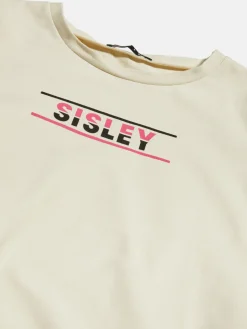 Girls Sisley Tops & T-Shirts<T-Shirt With Logo