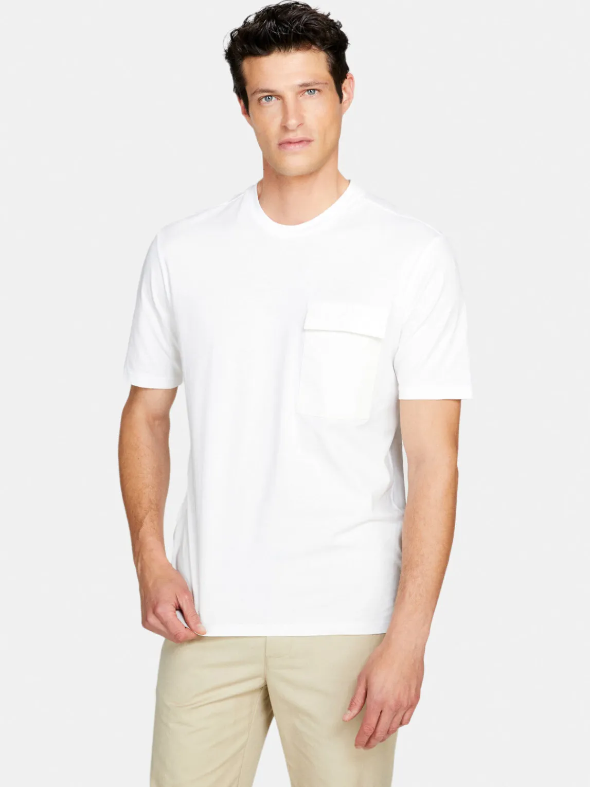 Men Sisley T-Shirts<T-Shirt With Maxi Pocket