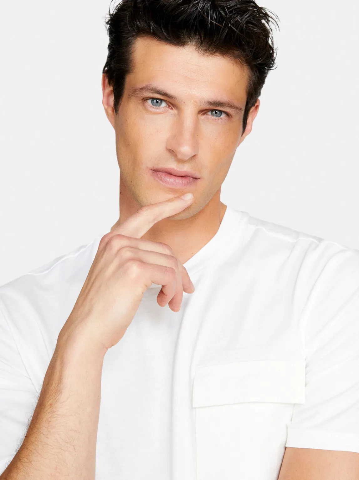 Men Sisley T-Shirts<T-Shirt With Maxi Pocket