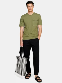 Men Sisley T-Shirts<T-Shirt With Maxi Pocket