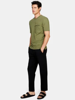 Men Sisley T-Shirts<T-Shirt With Maxi Pocket