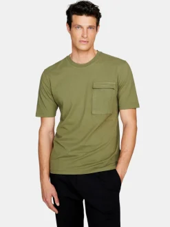 Men Sisley T-Shirts<T-Shirt With Maxi Pocket