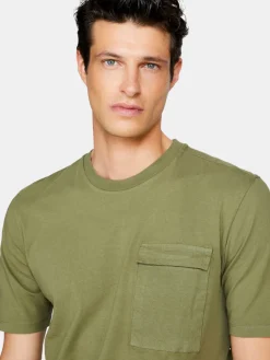 Men Sisley T-Shirts<T-Shirt With Maxi Pocket
