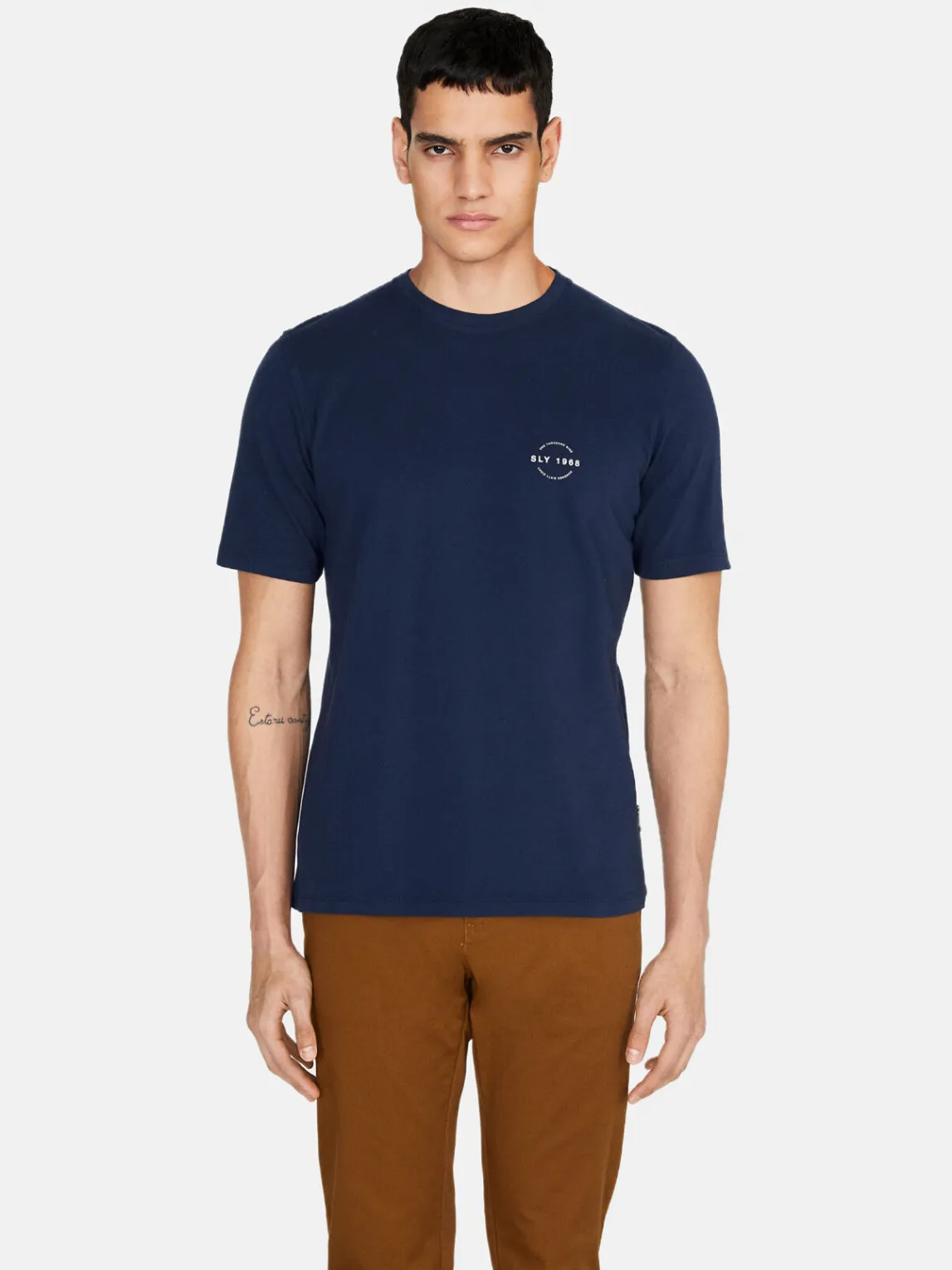 Men Sisley T-Shirts<T-Shirt With Print