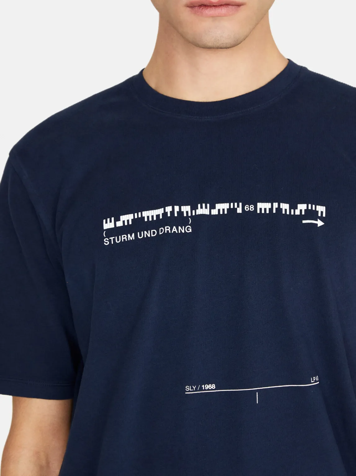 Men Sisley T-Shirts<T-Shirt With Print