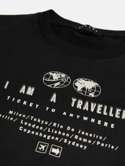 Boys Sisley Shirts & T-Shirts<T-Shirt With Print