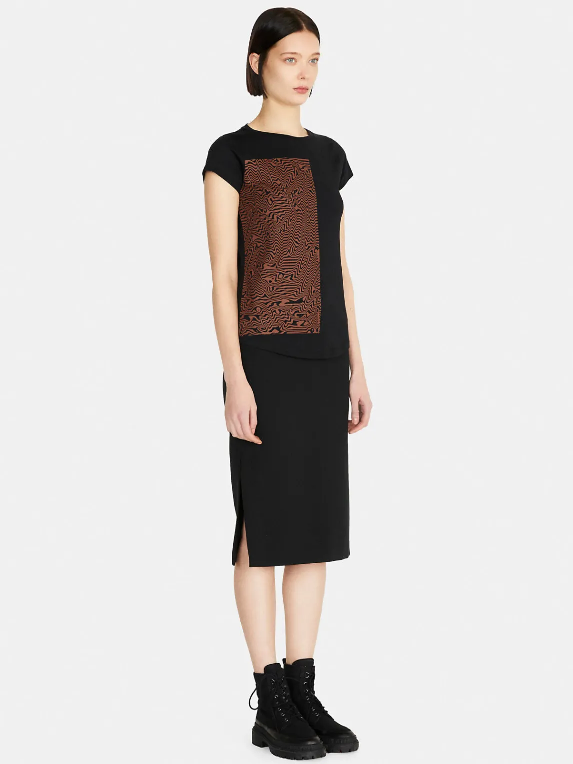 Women Sisley Tops & T-Shirts<T-Shirt With Print