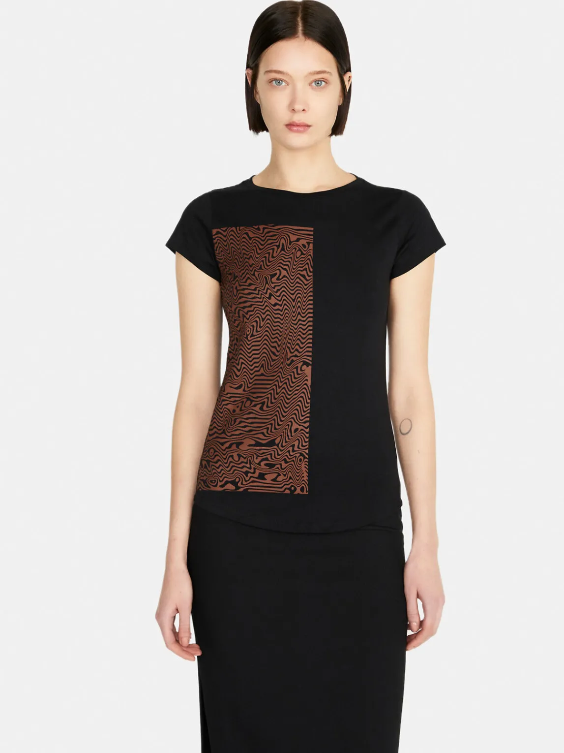 Women Sisley Tops & T-Shirts<T-Shirt With Print
