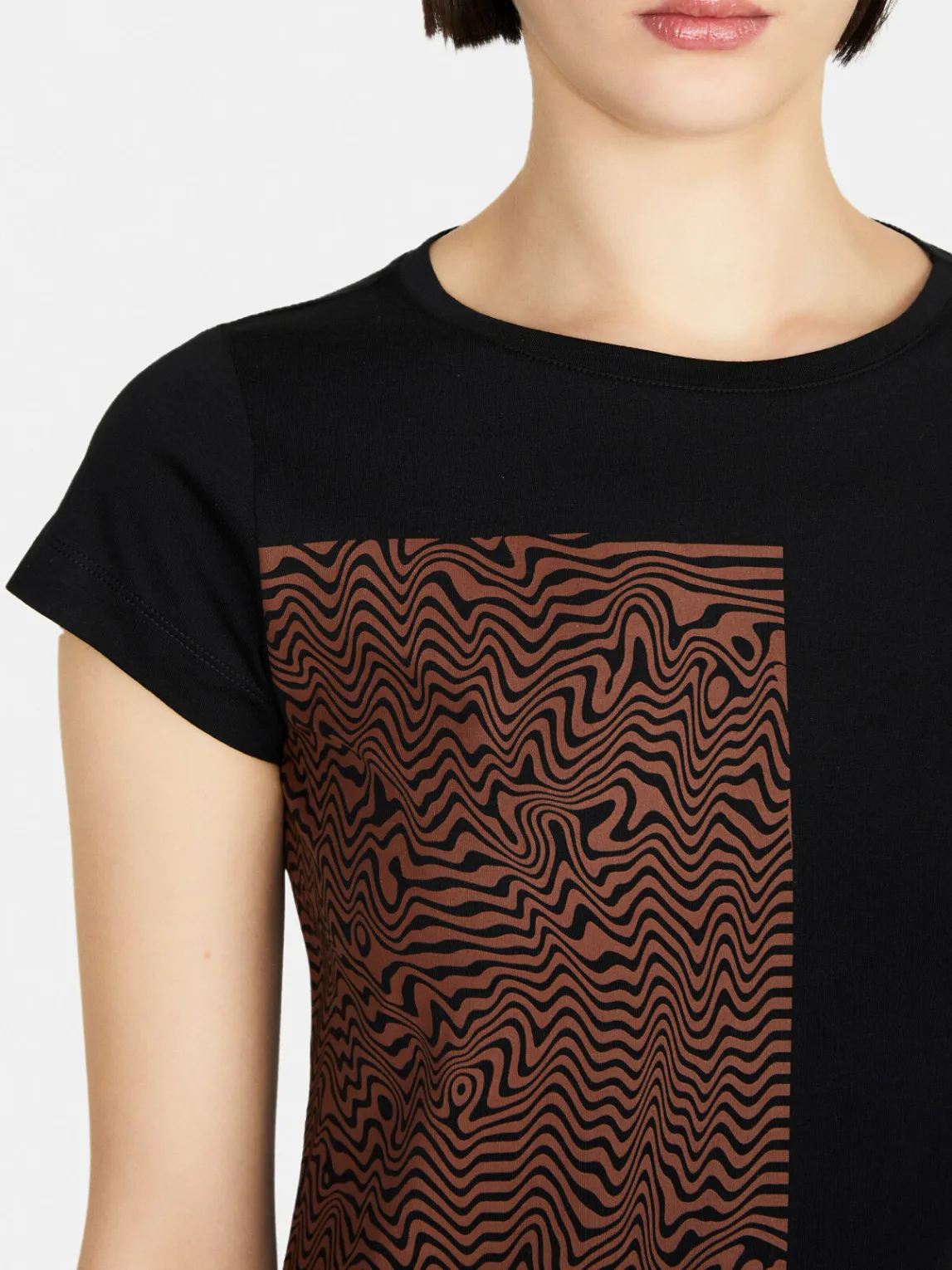 Women Sisley Tops & T-Shirts<T-Shirt With Print