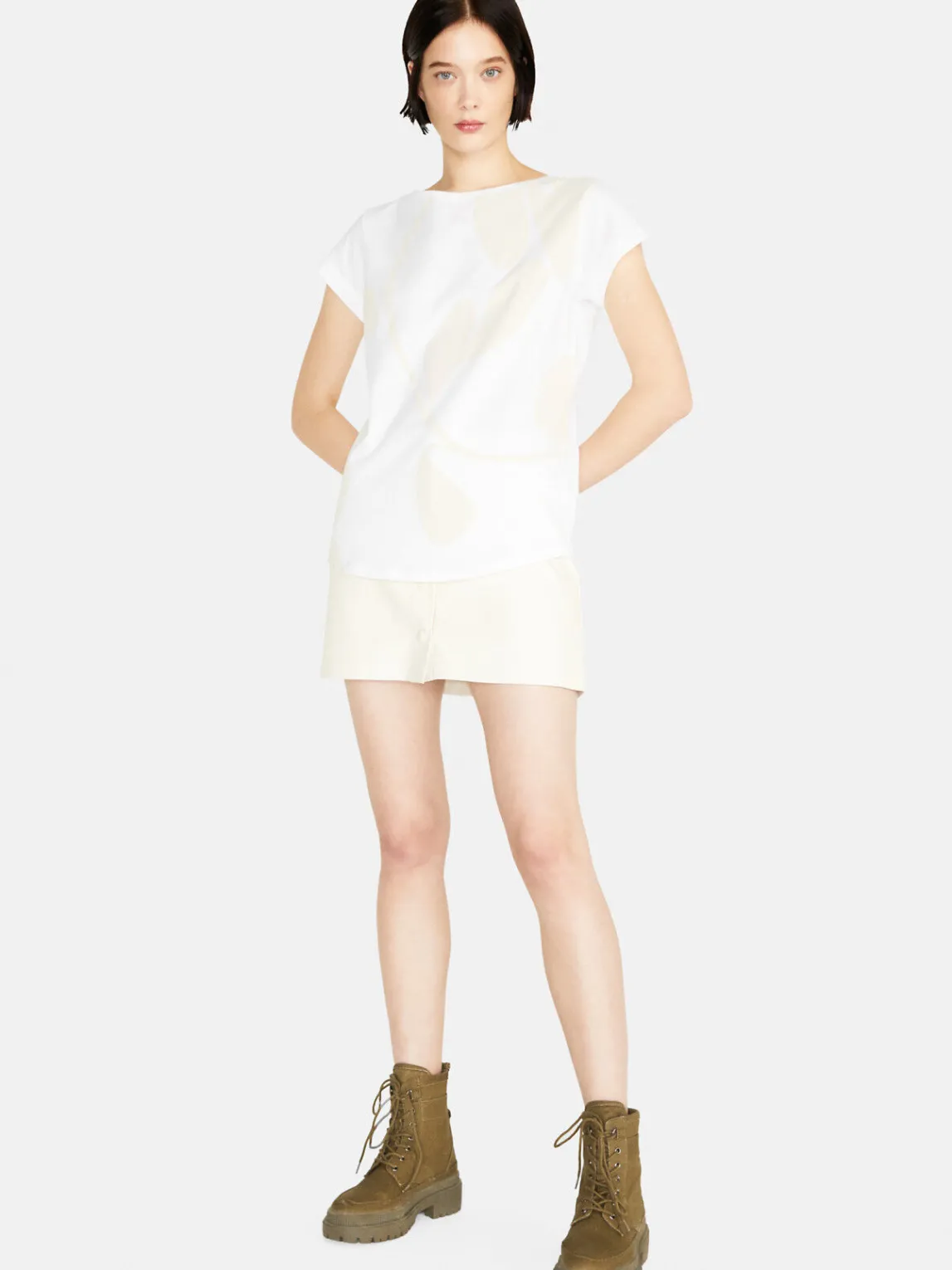 Women Sisley Tops & T-Shirts<T-Shirt With Print