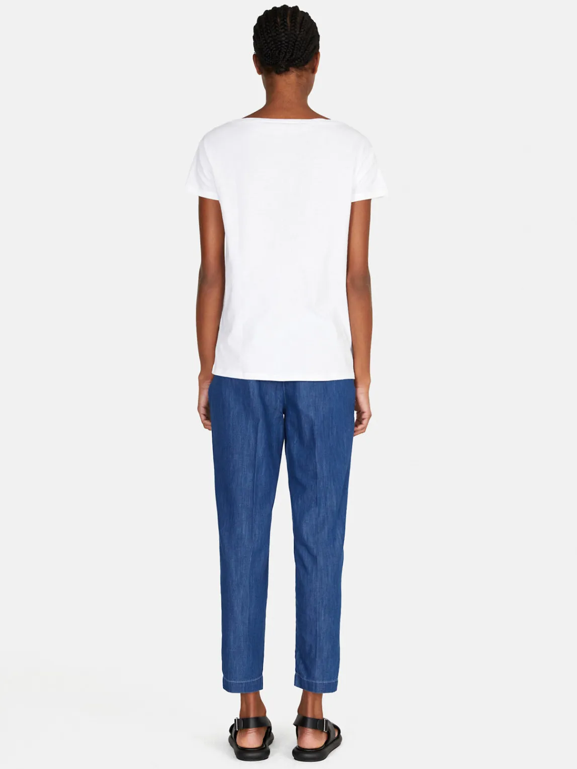 Women Sisley Tops & T-Shirts<T-Shirt With Print And Applique