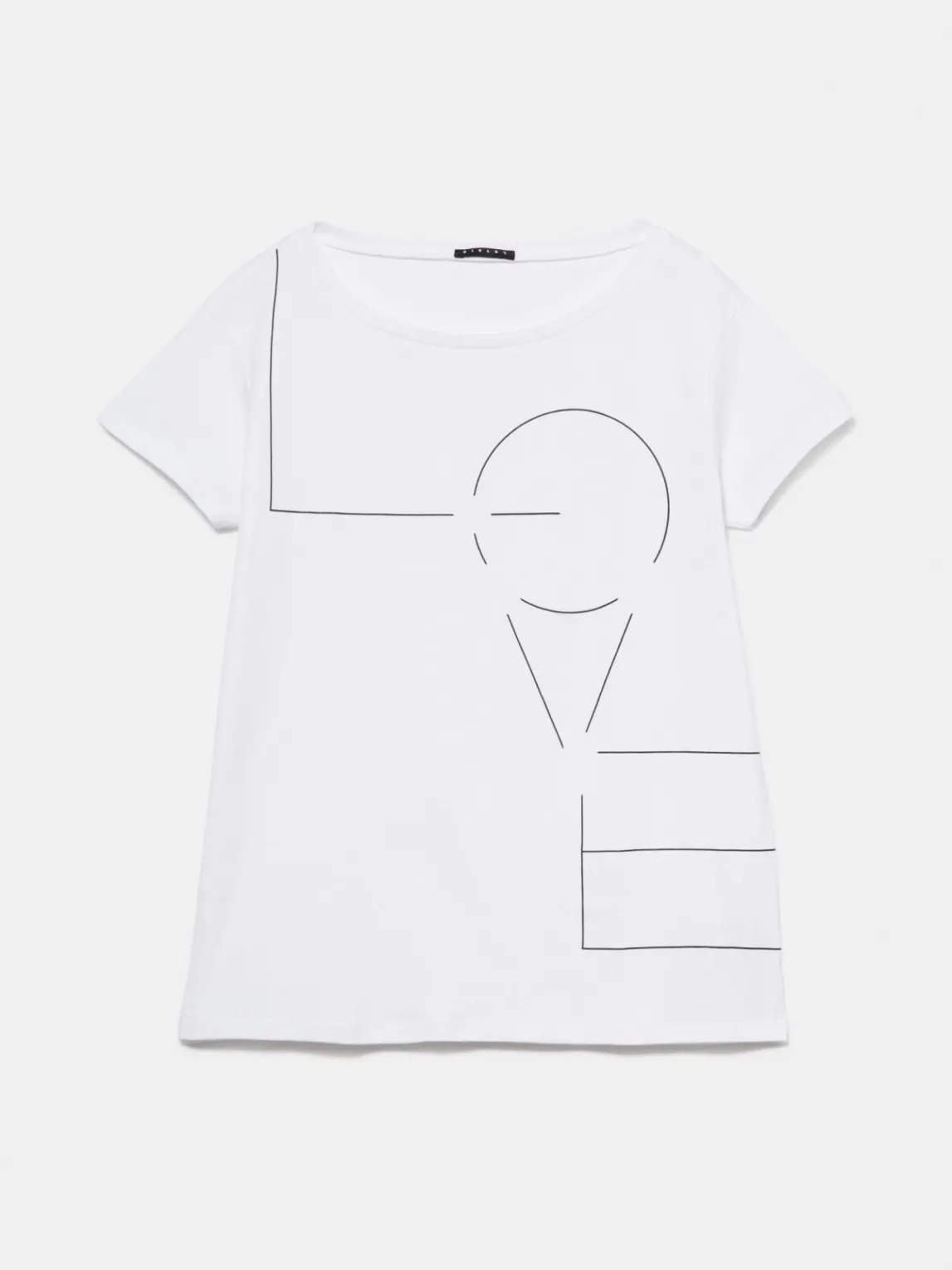 Women Sisley Tops & T-Shirts<T-Shirt With Print And Applique