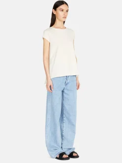 Women Sisley Tops & T-Shirts<T-Shirt With Slit