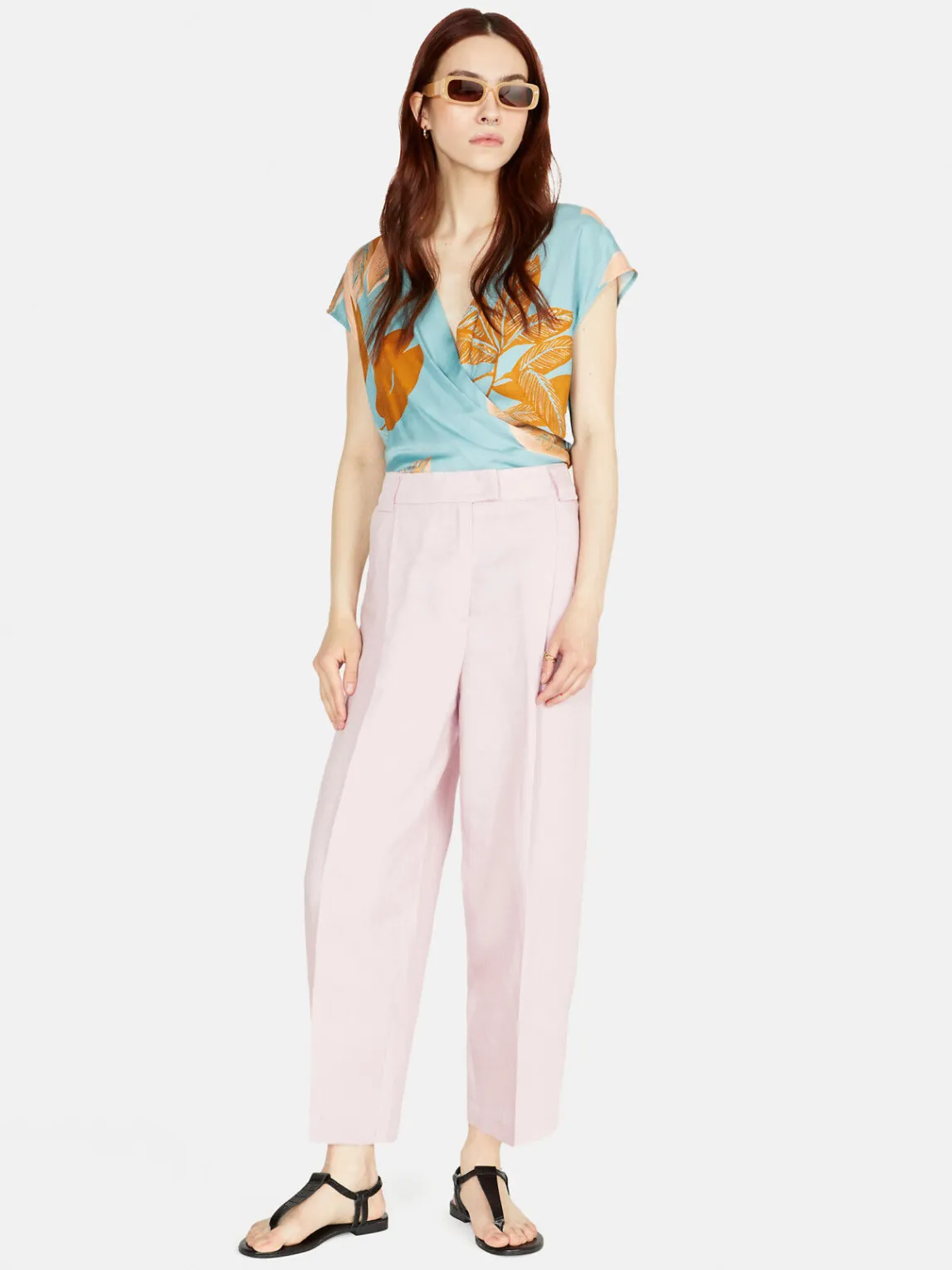 Women Sisley Shirts & Blouses<Twisted Blouse In Satin
