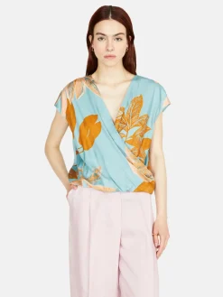Women Sisley Shirts & Blouses<Twisted Blouse In Satin