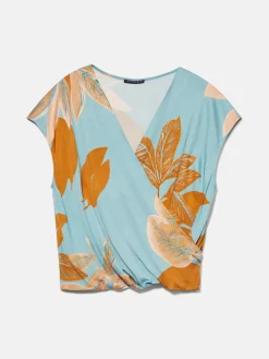 Women Sisley Shirts & Blouses<Twisted Blouse In Satin