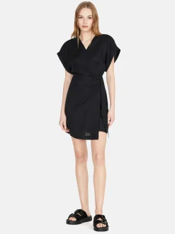Women Sisley Dresses<Twisted Dress In Linen