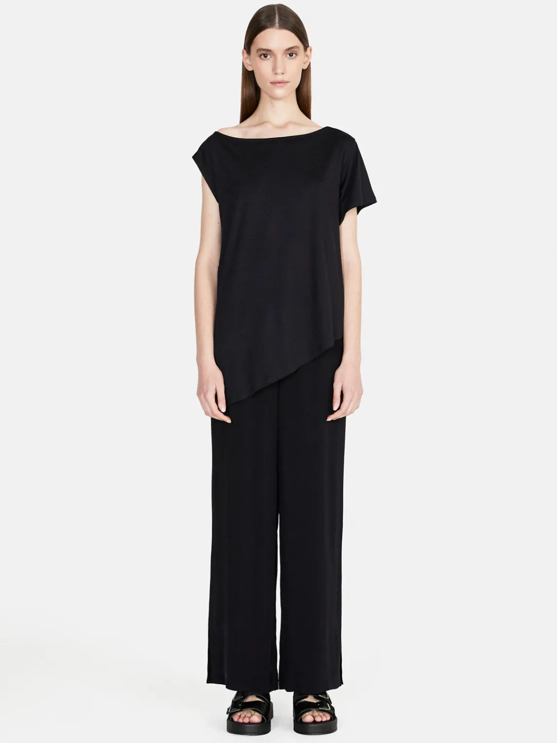 Women Sisley Tops & T-Shirts<Uneven T-Shirt