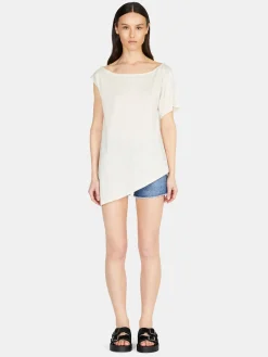 Women Sisley Tops & T-Shirts<Uneven T-Shirt