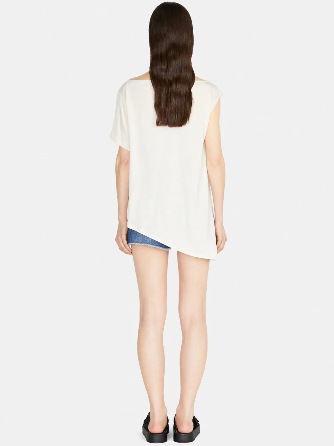 Women Sisley Tops & T-Shirts<Uneven T-Shirt