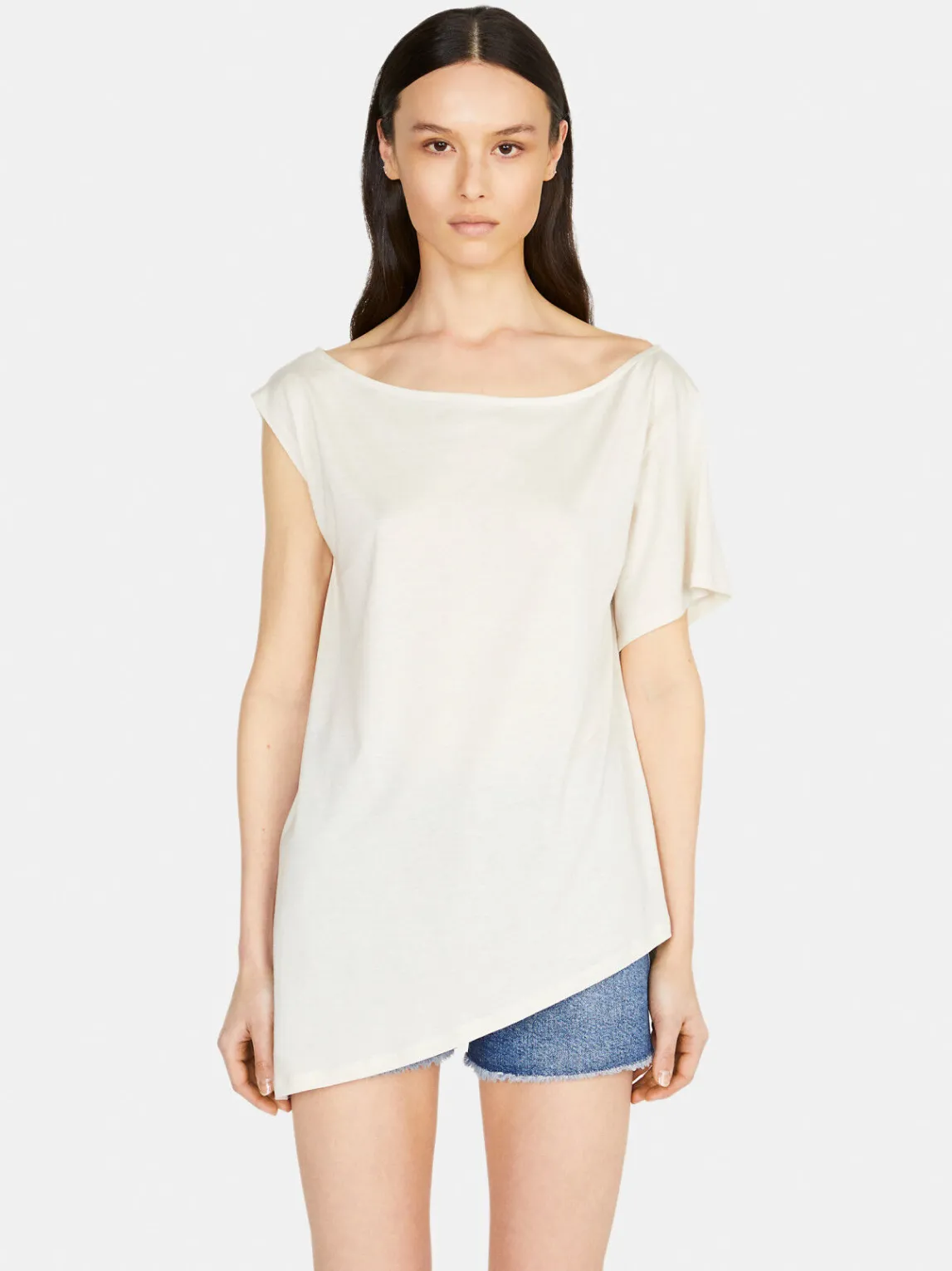 Women Sisley Tops & T-Shirts<Uneven T-Shirt
