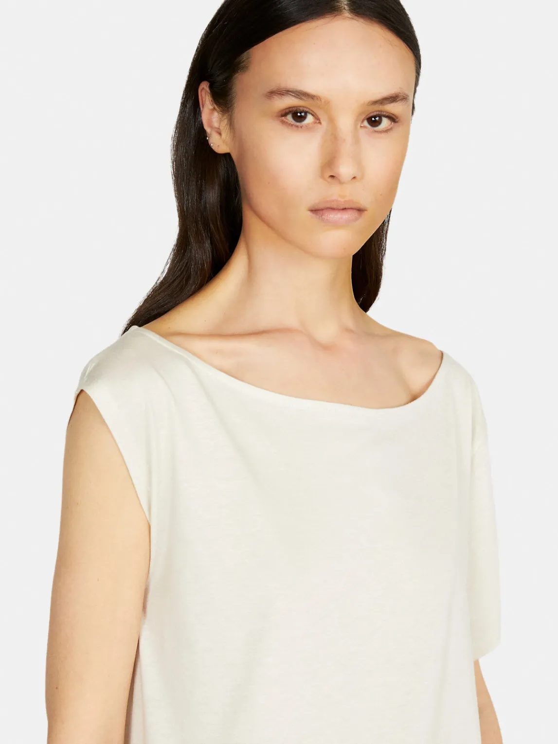 Women Sisley Tops & T-Shirts<Uneven T-Shirt