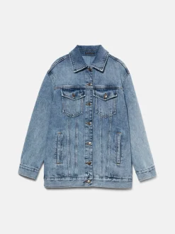 Women Sisley Jackets & Coats<Used Look Jean Jacket