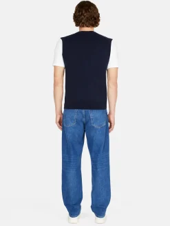 Men Sisley Jumpers & Knitwear<Vest With Buttons