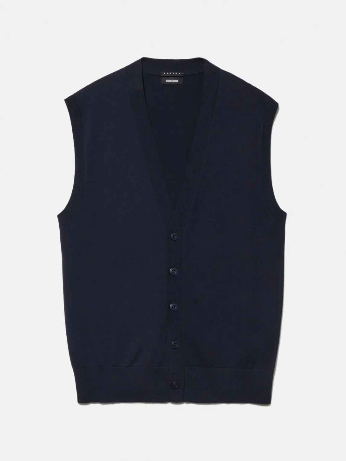 Men Sisley Jumpers & Knitwear<Vest With Buttons