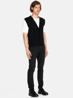 Men Sisley Jumpers & Knitwear<Vest With Buttons