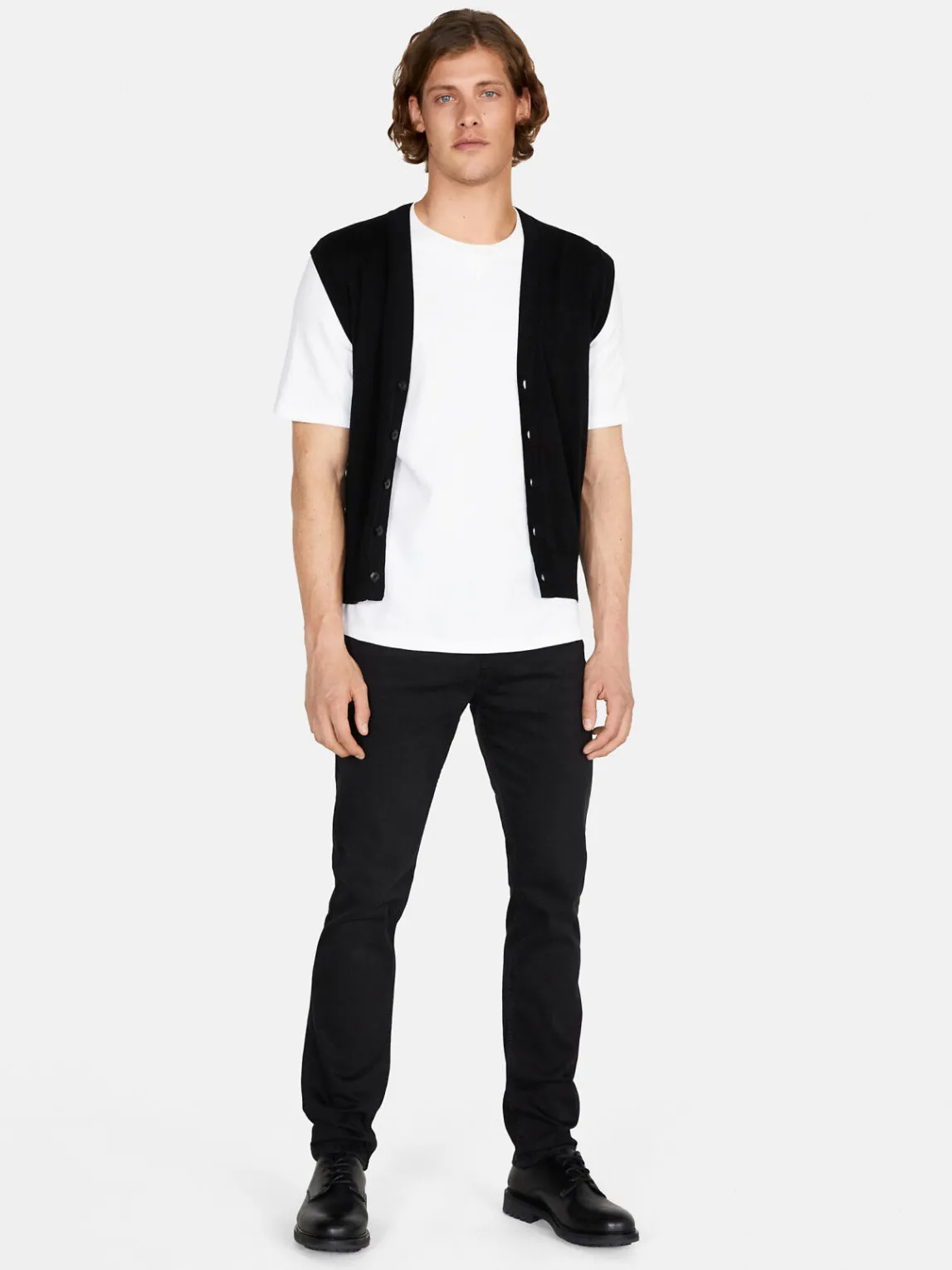 Men Sisley Jumpers & Knitwear<Vest With Buttons