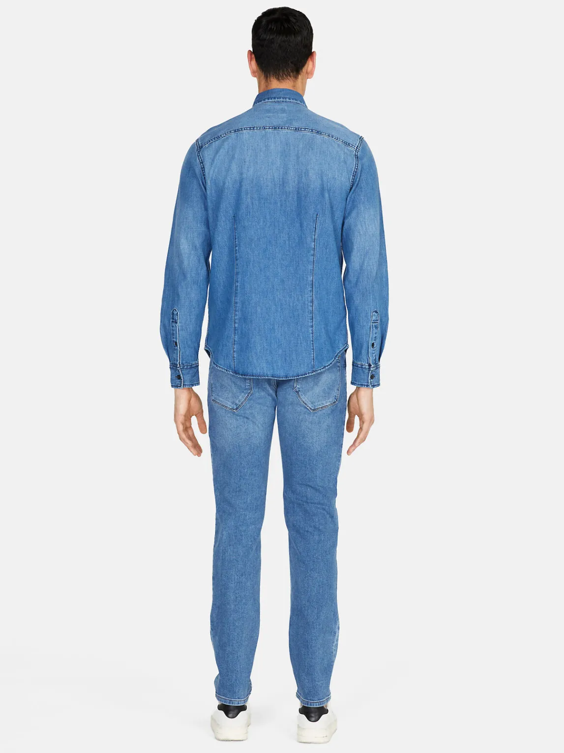 Men Sisley Shirts<Vintage Denim Shirt