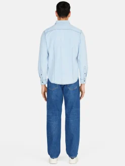 Men Sisley Shirts<Vintage Denim Shirt