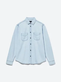Men Sisley Shirts<Vintage Denim Shirt