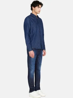 Men Sisley Shirts<Vintage Denim Shirt