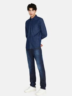 Men Sisley Shirts<Vintage Denim Shirt