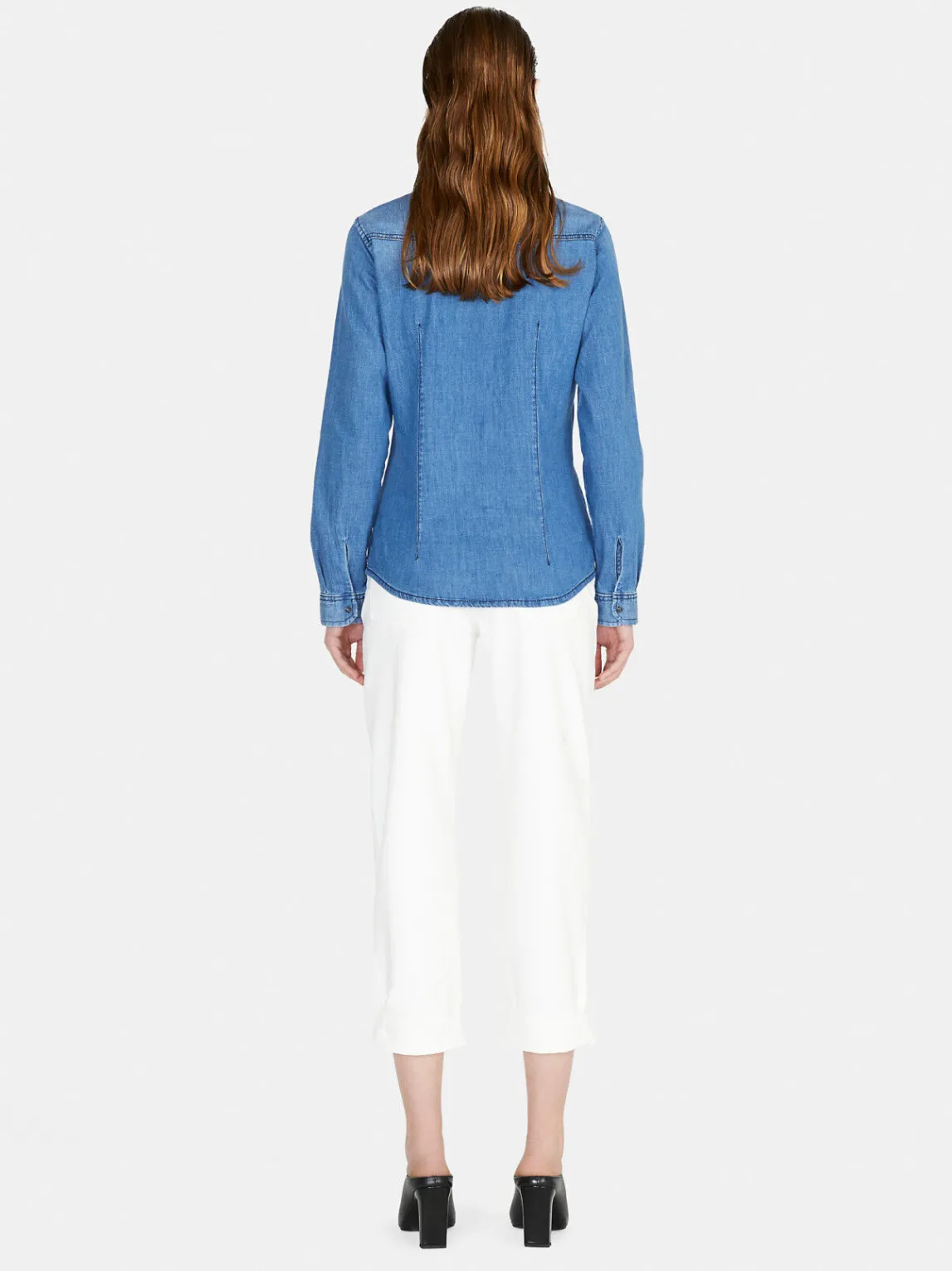 Women Sisley Shirts & Blouses<Vintage Look Denim Shirt