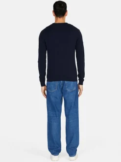 Men Sisley Jumpers & Knitwear<V-Neck Sweater