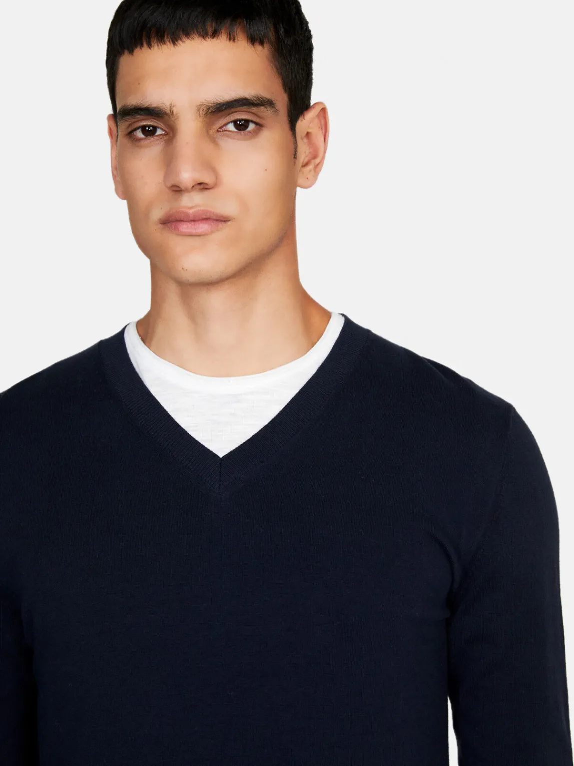 Men Sisley Jumpers & Knitwear<V-Neck Sweater